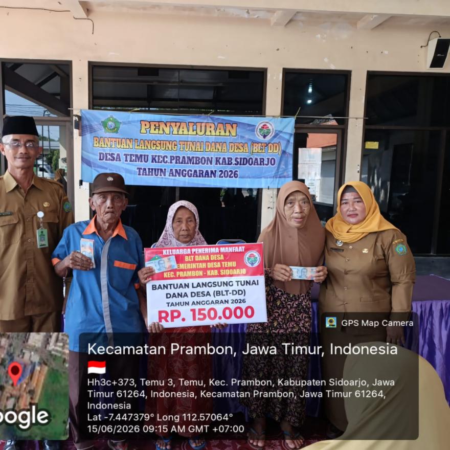 PENYALURAN BLT DD TAHAP 2 DESA TEMU TAHUN 2026